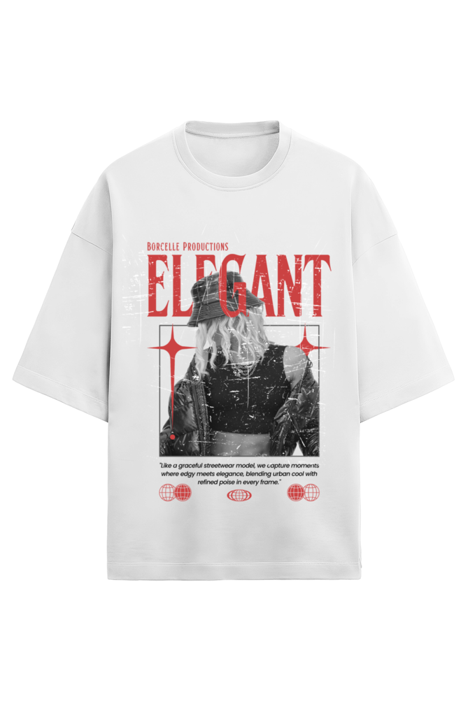 Elegant Unisex Terry Oversized T-Shirt