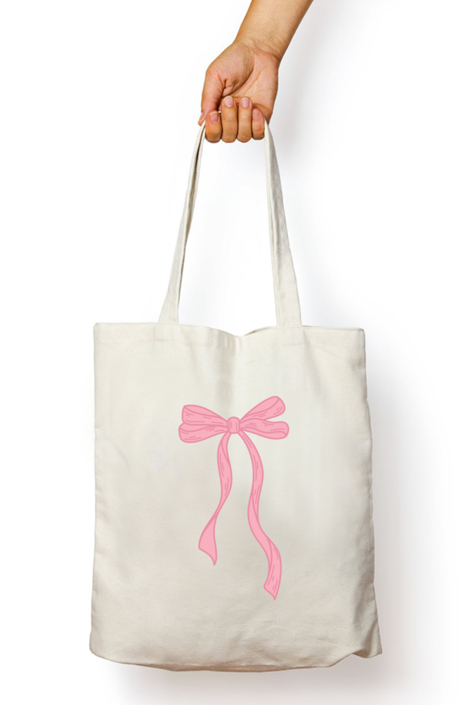 Bow tote bag