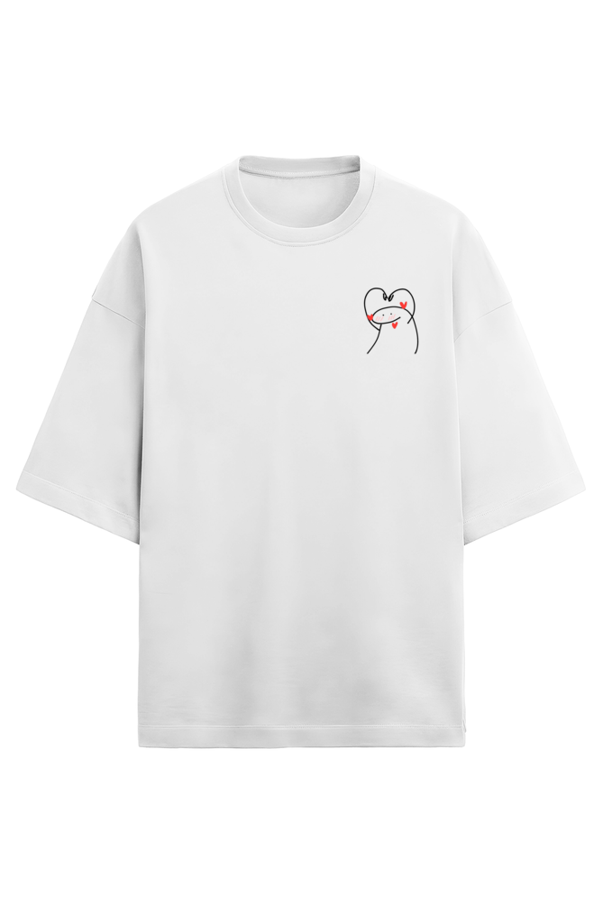 Stickman in love Oversized T-shirt