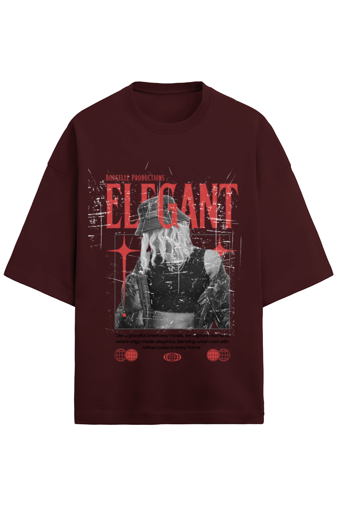 Elegant Unisex Terry Oversized T-Shirt