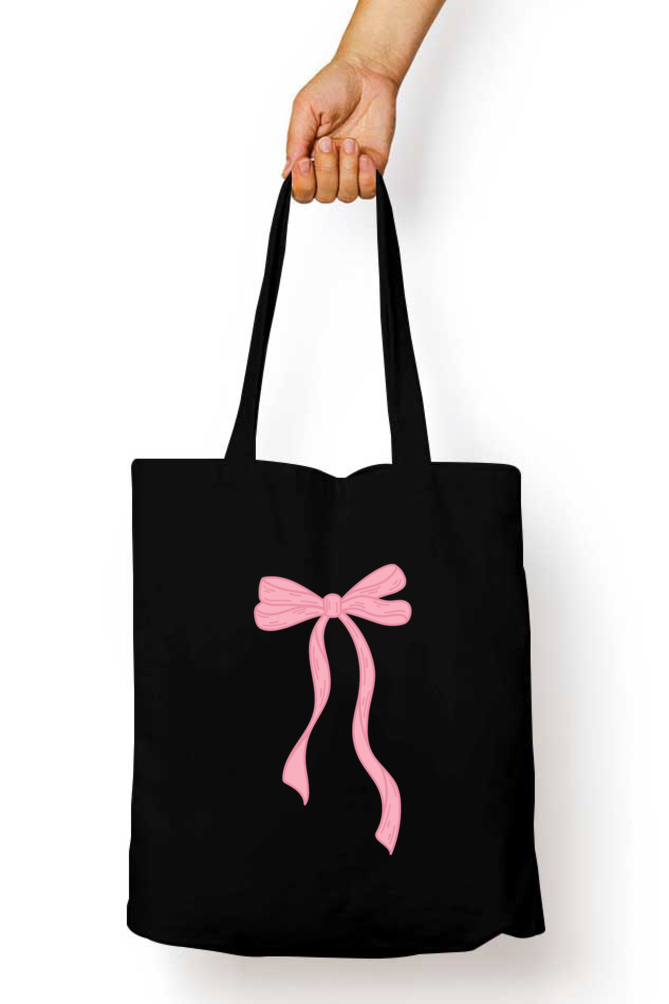 Bow tote bag