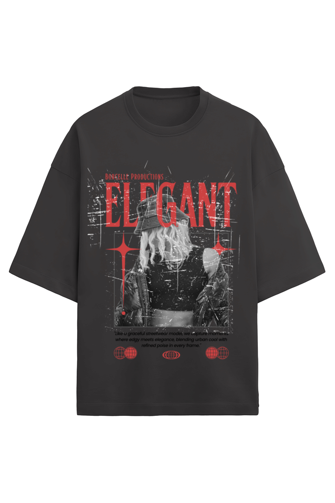 Elegant Unisex Terry Oversized T-Shirt