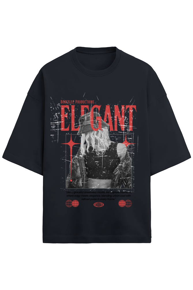 Elegant Unisex Terry Oversized T-Shirt