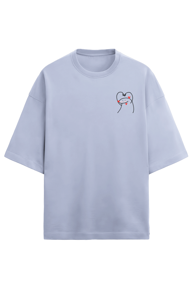 Stickman in love Oversized T-shirt