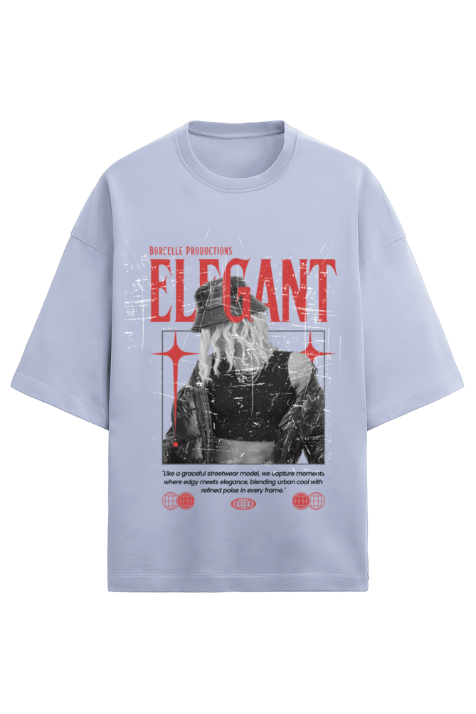 Elegant Unisex Terry Oversized T-Shirt