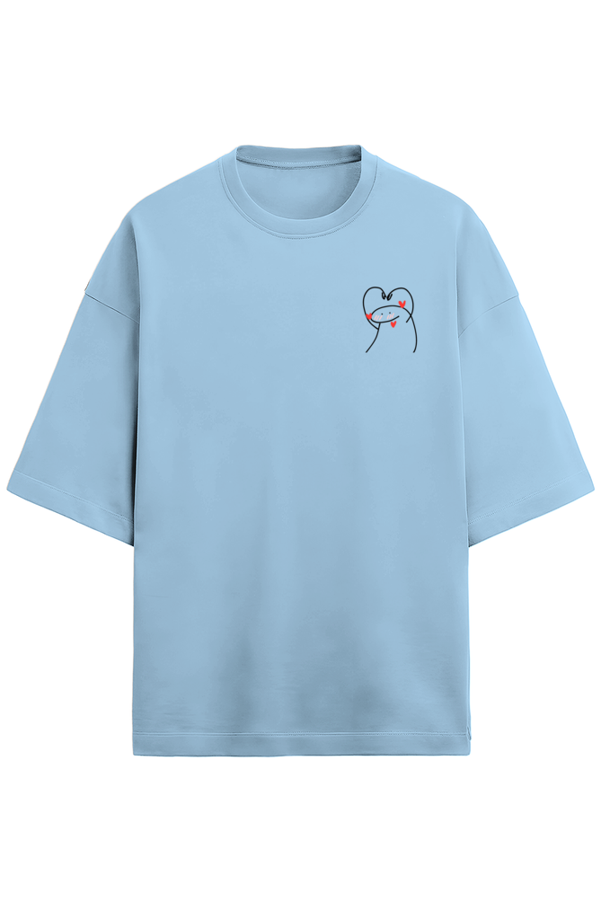 Stickman in love Oversized T-shirt