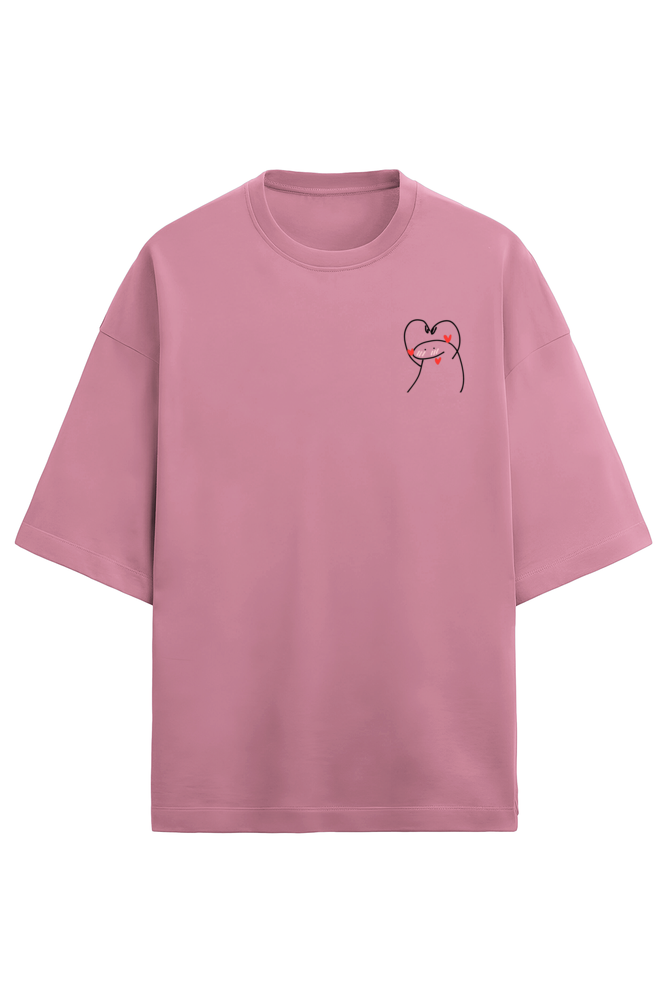 Stickman in love Oversized T-shirt