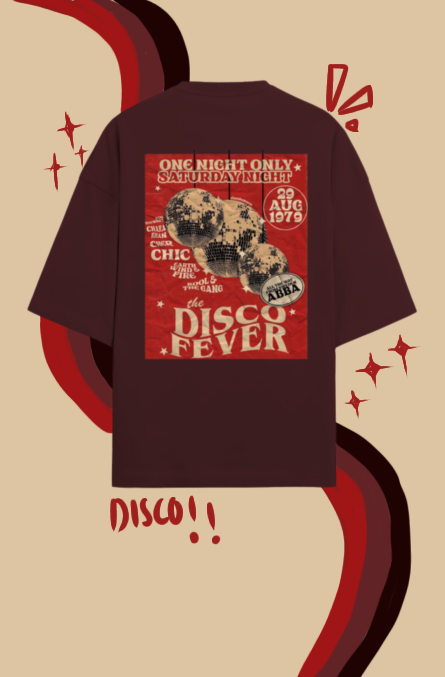 DISOVER FEVER Oversized T-Shirt