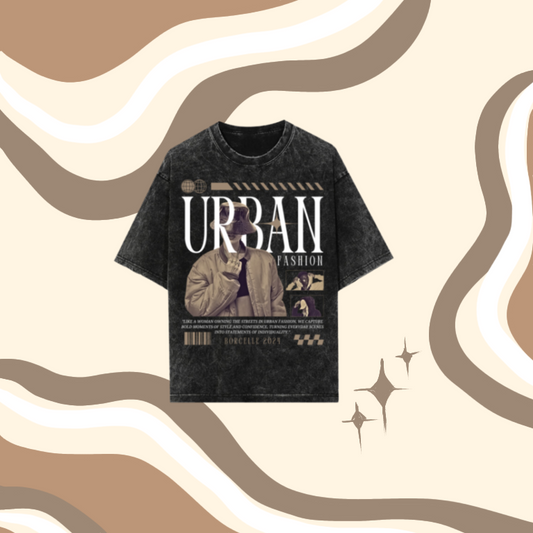 Urban Unisex Acid Wash Oversized  T-shirt